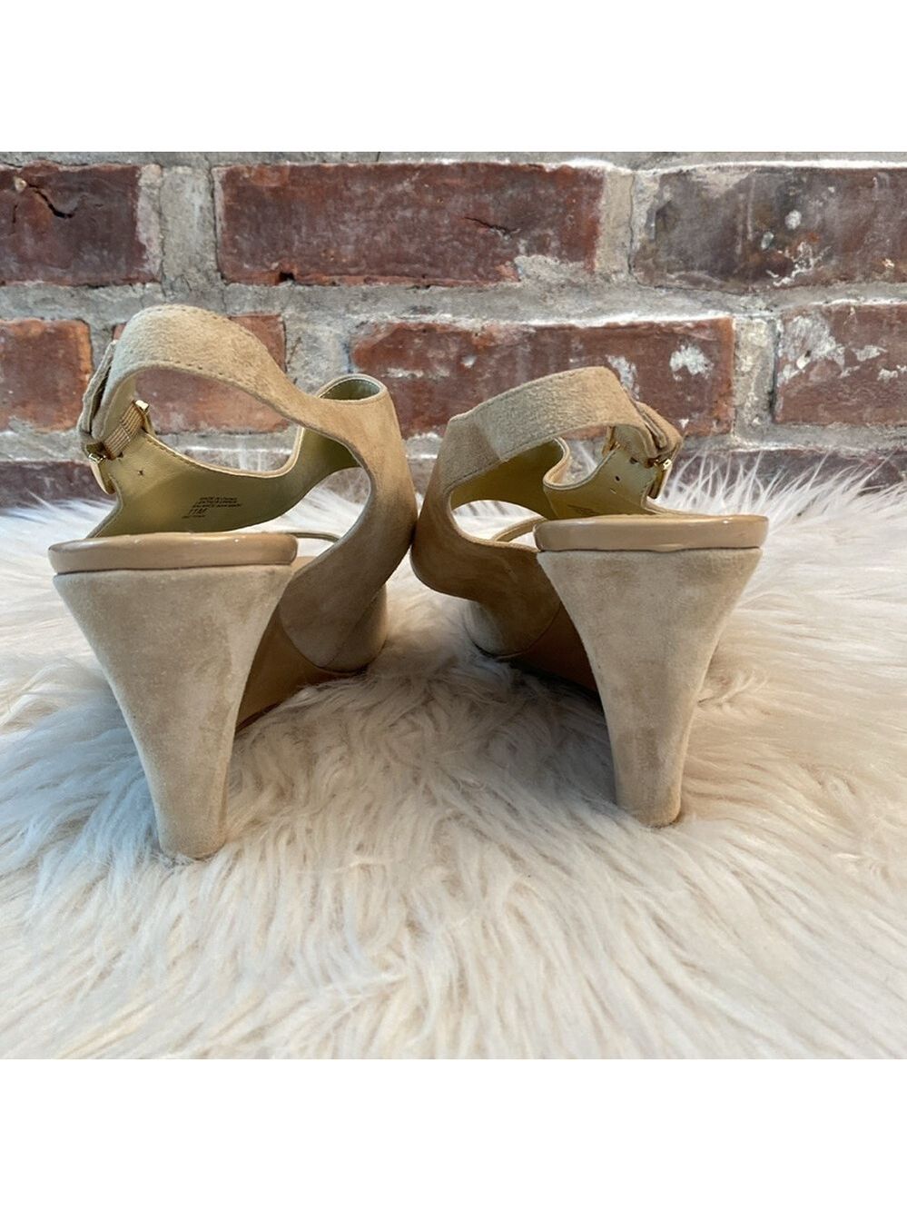 INC Fama Wedge Suede Sandals, Size 11 - Picture 6 of 17